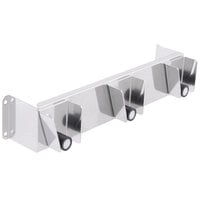 Matfer Bourgeat 112030 Wall Mounted Utensil Holder Rack with 3 Hangers