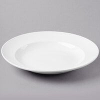 Libbey BW-1134 Basics 18 oz. Bright White Porcelain Entree / Pasta Bowl - 12/Case