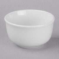 Libbey BW-1140 Basics 8 oz. Bright White Porcelain Bouillon - 36/Case