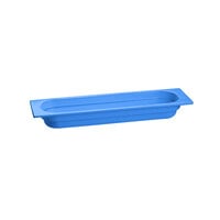 Tablecraft CW330CBL 20 3/4" x 6 3/8" x 2 1/2" Cobalt Blue Half Size Long Cast Aluminum Food Pan