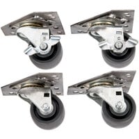 SunFire 1951226-0002 Casters for MCO and SCO Series Double Deck Gas Ovens - 4/Set