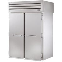 True STR2RRT-2S-2S Spec Series 68" Stainless Steel 2 Section Solid Door Roll-Through Refrigerator