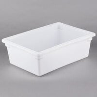 Choice 26 inch x 18 inch x 9 inch White Plastic Food Storage Box
