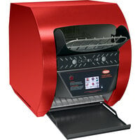 Hatco TQ3-500H Toast-Qwik Red Conveyor Toaster with 3" Opening and Digital Controls