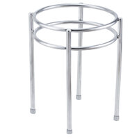 Clipper Mill by GET IRS-08 Boulevard Stainless Steel Round Riser with Brushed Finish - 7" x 9"