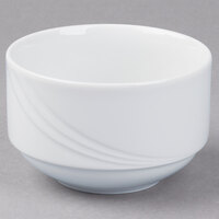 Schonwald 9186528 Donna 9.5 oz. Continental White Porcelain Bouillon - 12/Case