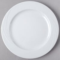 Schonwald 9180027 Donna 10 3/4" Round Continental White Porcelain Plate - 6/Case