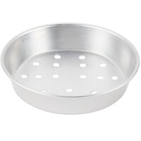 American Metalcraft PA90071.5 7" x 1 1/2" Perforated Standard Weight Aluminum Tapered / Nesting Pizza Pan