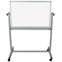 Luxor Double-Sided Whiteboard with Aluminum Frame and Stand