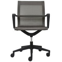 Eurotech MT301A Kinetic Series Charcoal Mid Back Swivel Office Chair