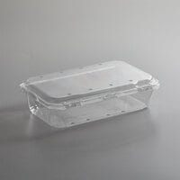 3 lb. Clear Vented Clamshell Produce / Berry Container - 140/Case