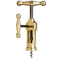 Farfalli 2090 Vintage Style Solid Brass Antique Replica King's Corkscrew
