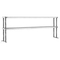 Eagle Group DOS-HT6 Stainless Steel Double Deck Overshelf - 94 1/2" x 10"