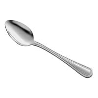 Choice Milton 7 1/2" 18/0 Stainless Steel Medium Weight Dinner / Dessert Spoon - 12/Case