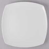 Schonwald 9321533 Event 13" Continental White Coupe Square Porcelain Plate - 6/Case