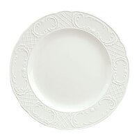 Schonwald 9060025 Marquis 10" Continental White Porcelain Plate - 6/Case