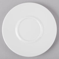 Schonwald 9306918 Event 6 1/8" Continental White Porcelain Saucer - 12/Case