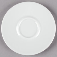 Schonwald 9306909 Event 5 1/4" Continental White Porcelain Saucer - 12/Case