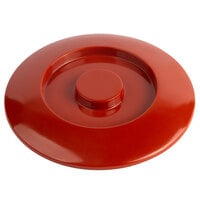 Thunder Group NS608CR 8 1/4" Nustone Red Deep Divided Server Lid - 12/Pack