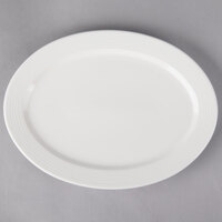 Villeroy & Boch 16-4003-2720 Sedona Function 12 1/2" White Porcelain Oval Plate - 6/Case