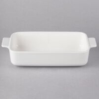 Villeroy & Boch 13-6021-3274 Cooking Elements 9 1/2" x 5 1/2" White Porcelain Rectangle Baking Dish - 6/Case