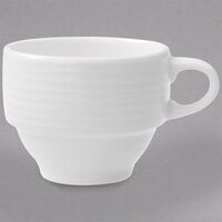 Villeroy & Boch 16-3356-1451 Sedona 2.75 oz. White Porcelain Stackable Cup - 6/Case