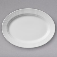 Villeroy & Boch 16-4003-3570 Sedona Function 8 1/4" x 6 3/4" White Porcelain Oval Plate - 6/Case