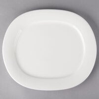 Villeroy & Boch 16-4004-2710 Affinity 12 1/2" x 11" White Porcelain Oval Platter - 4/Case
