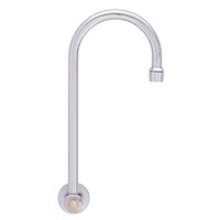 Fisher 9131 Backsplash Mounted Faucet with 3 1/2" Rigid Gooseneck Nozzle and 2.2 GPM Aerator