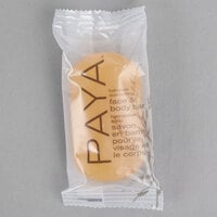 PAYA Orange and Papaya Translucent Face and Body Bar Soap 1.25 oz. - 288/Case