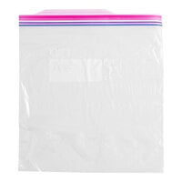 Ziploc® 364948 10 9/16 inch x 10 3/4 inch One Gallon Storage Bag with Double Zipper and Write-On Label - 250/Case