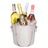 Franmara 9290 Ideal Quattro 8.75 Qt. Customizable Stainless Steel Wine and Champagne Chiller
