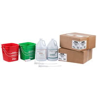 Noble Chemical 6 Qt. / 192 oz. Cleaning and Sanitizing Kit
