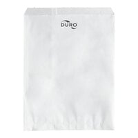 Duro 8 1/2" x 11" White Merchandise Bag - 2000/Bundle