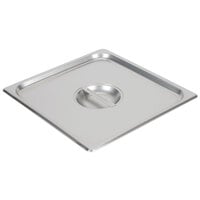 Choice 2/3 Size Stainless Steel Solid Steam Table / Hotel Pan Cover