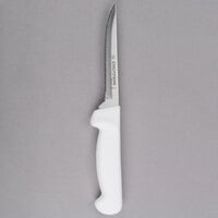 Dexter-Russell Basics 5" Narrow Stiff Boning Knife with White Handle 31616