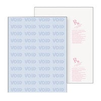 DocuGard 04545 8 1/2" x 11" Blue 7 Feature 24# Advanced Medical Security Paper - 500 Sheets/Ream