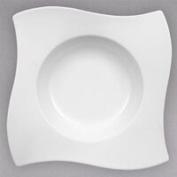 Villeroy & Boch 10-2525-2698 NewWave 11" Square White Premium Porcelain Pasta Plate - 4/Case