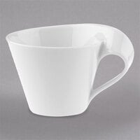 Villeroy & Boch 10-2484-1330 NewWave 8.5 oz. White Premium Porcelain Cappuccino Cup - 6/Case