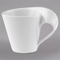 Villeroy & Boch 10-2484-1425 NewWave 2.75 oz. White Premium Porcelain Espresso Cup - 6/Case