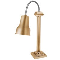 Eastern Tabletop 9631RZ 45" Single Arm Bronze Coated Stainless Steel Freestanding Lux Heat Lamp with Adjustable Neck - 110V