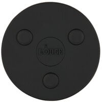 Lodge ASMMT 5 3/4" Round Heat-Resistant Black Magnetic Trivet