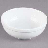 Libbey 1502-20145 Empire 19.5 oz. Alpine White Porcelain Nappie Bowl - 36/Case