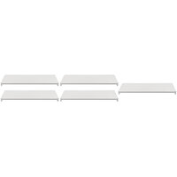 Cambro CPSK1848S5480 Camshelving® Premium 18" x 48" Shelf Kit with 5 Solid Shelves