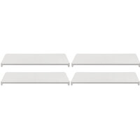 Cambro CPSK2442S4480 Camshelving® Premium 24" x 42" Shelf Kit with 4 Solid Shelves