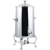 Bon Chef 48005-1C-E Lion 5 Gallon Insulated Stainless Steel Electric Coffee Chafer Urn with Chrome Trim