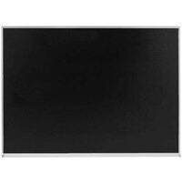 Aarco DC1824B 18" x 24" Black Satin Anodized Aluminum Frame Slate Composition Chalkboard