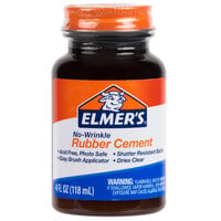 Elmer's E904 4 fl. oz. No-Wrinkle Rubber Cement