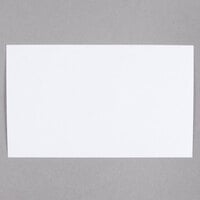 Oxford OXF 30EE 3 inch x 5 inch White Unruled Index Card - 100/Pack