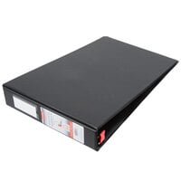 Cardinal CRD 12132 Premier Easy Open 11" x 17" Black Locking Tabloid Size Binder with 2" Slant D Rings